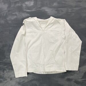 US Navy White Jumper mens Polyester Twill Sea Cadet Sailor Uniform